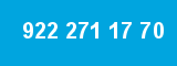 922 271 17 70 922 271 17 70